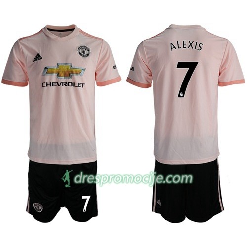 Manchester United Dres Alexis 7 Dječji Gostujući 2018/19 Kratkih Rukava Manchester United Dres Alexis 7 Dječji Gostujući 2018/19 Kratkih Rukava